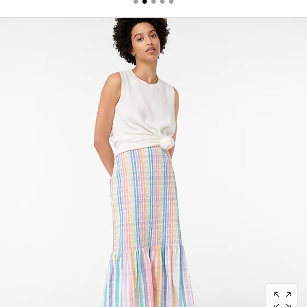 Jcrew rainbow skirt. size 8. Never worn.